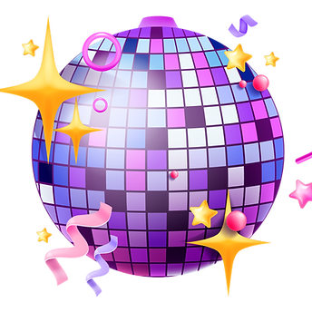 Colorful Disco Ball