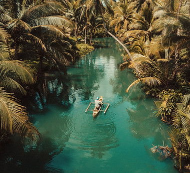 Tropical River Canoe