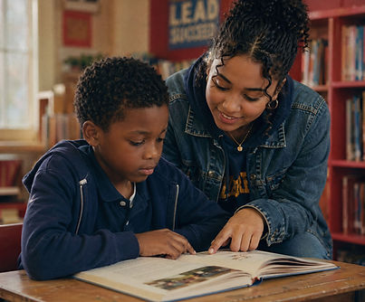 Teacher Helping Student