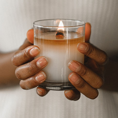 Candle in Hands
