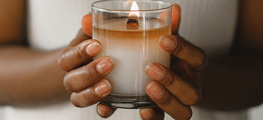 Hands Holding Candle