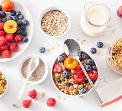 Fruit en Granola
