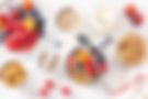 Fruta y granola