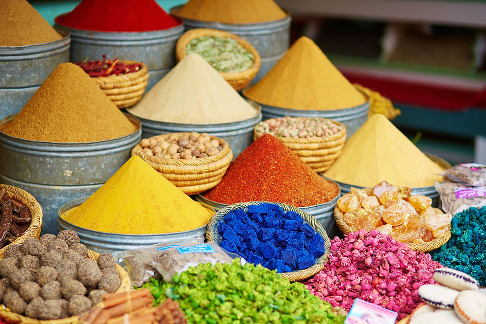 Spices in Moroccan Market