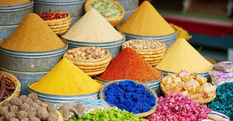 Spices in Moroccan Market