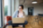 Woman Using Laptop
