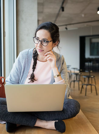 Student with Laptop