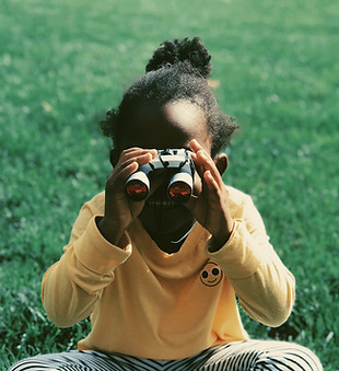 Girl with Binoculars