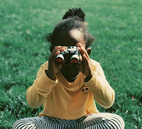 Girl with Binoculars
