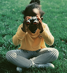 Girl with Binoculars