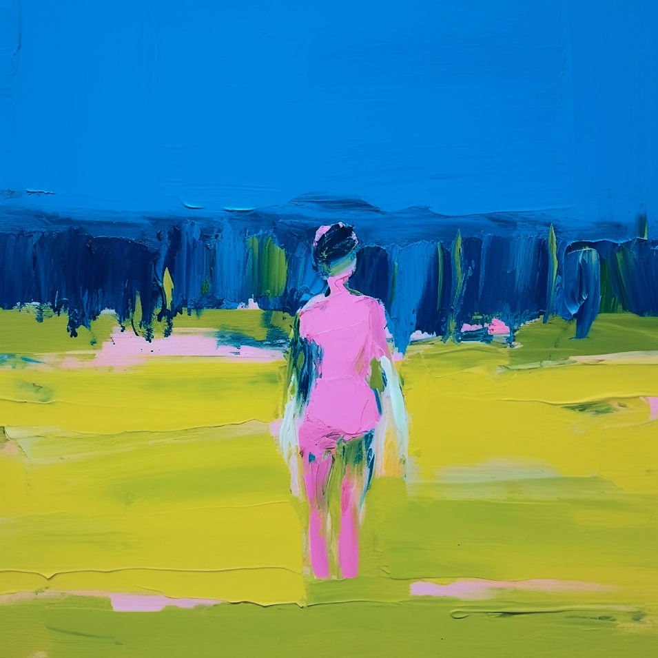 Abstract Figure Painting