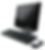A personal desktop computer with a cordless mouse