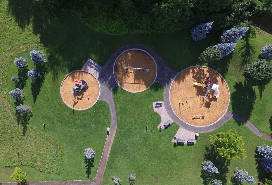 Aerial View of Playground
