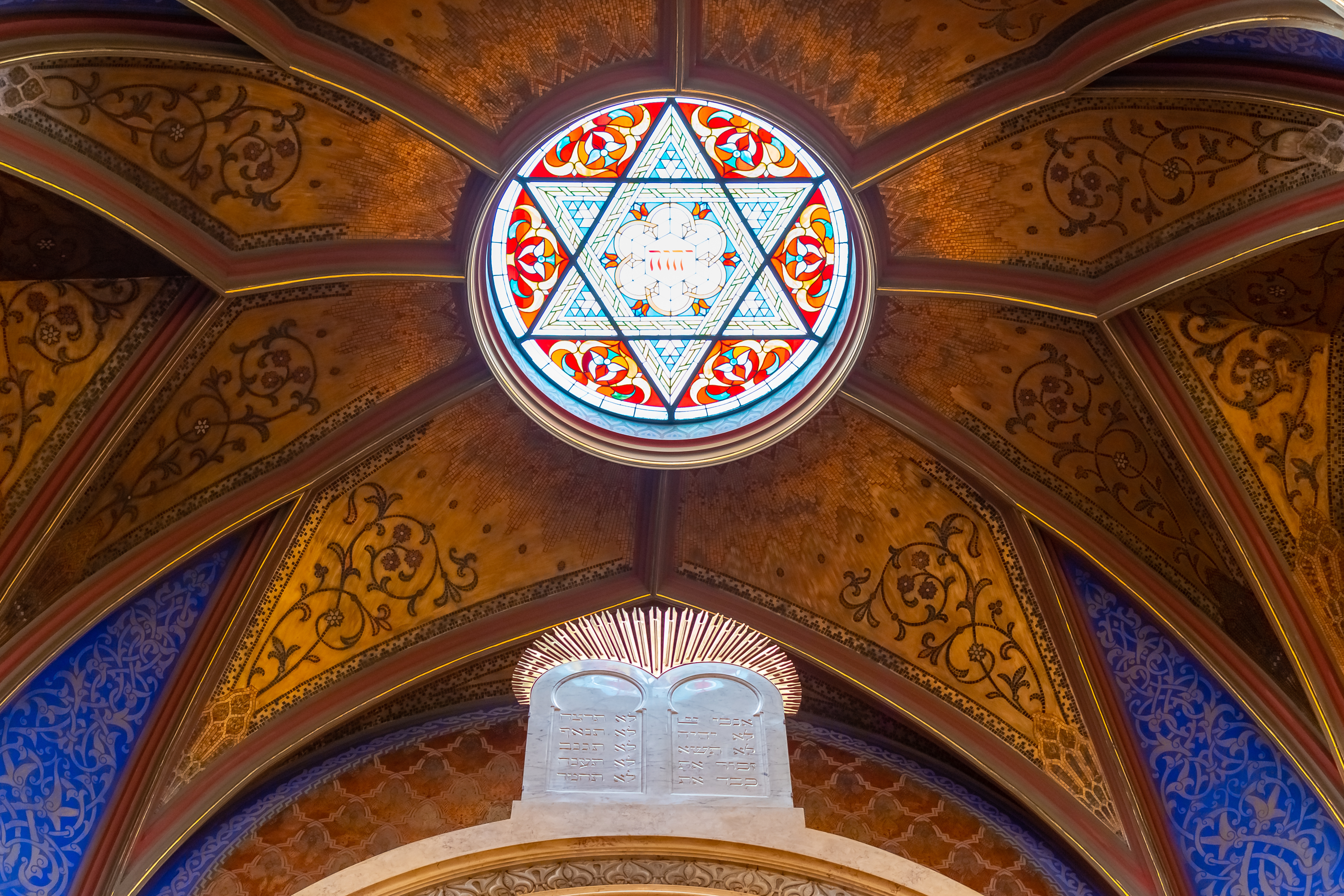 Vitral de la sinagoga