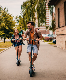 Riding Electric Scooters