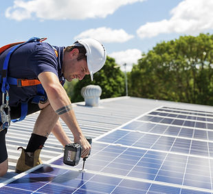 Installazione del pannello solare