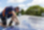 Installation von Solarmodulen
