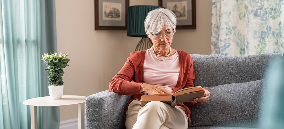 Senior Woman Reading