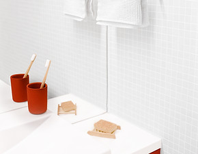 Baño minimalista