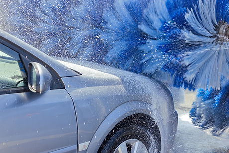 car being washed