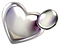 Metallic Heart Icon