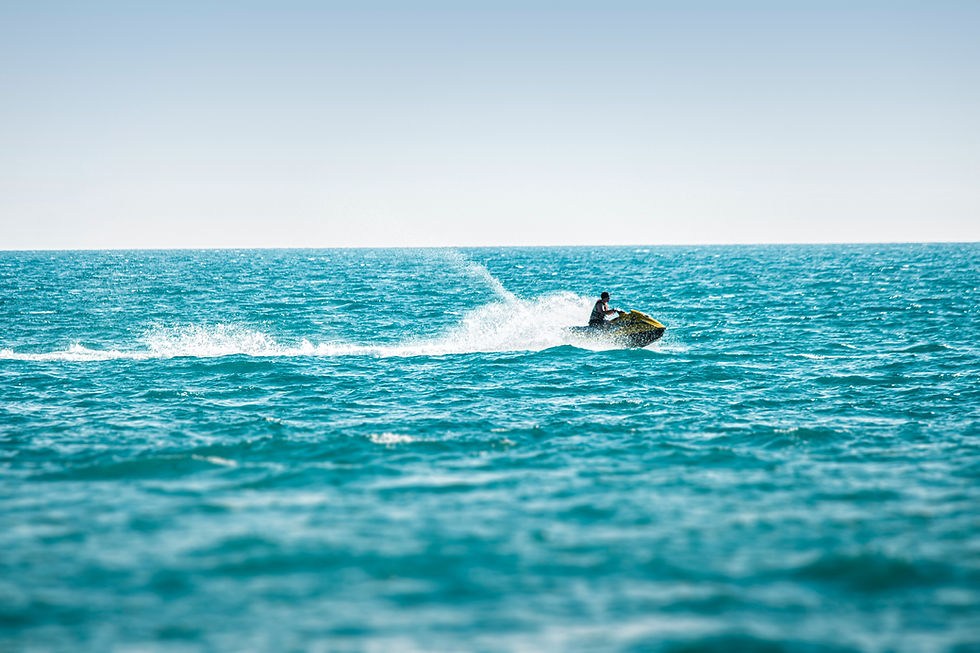 Jet Ski On Ocean