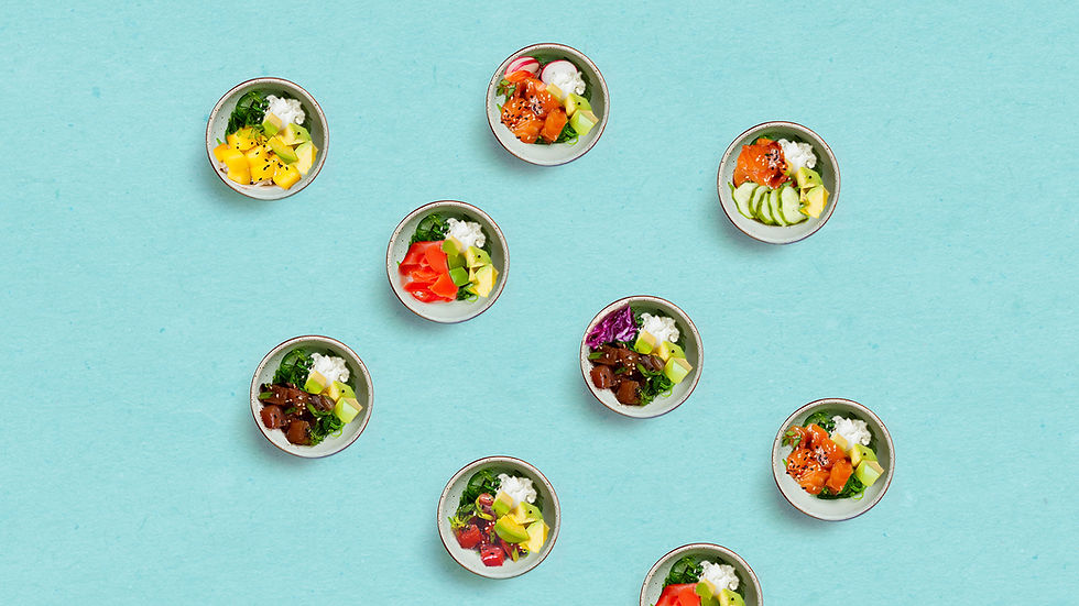 Arranged Food and Objects