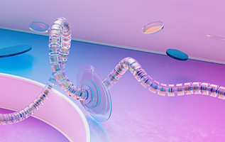 Transparent Spiral Cable