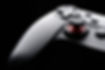 Controle de videogame em close-up