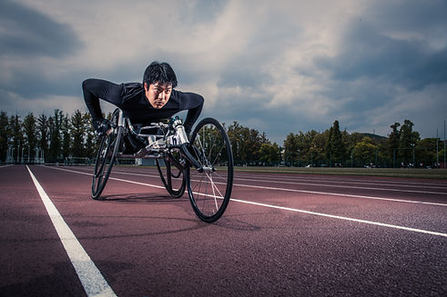 Wheelchair Athlete Racing