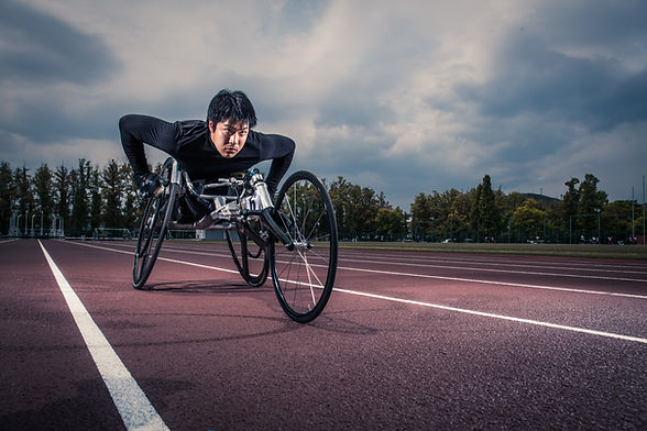 Wheelchair Athlete Racing