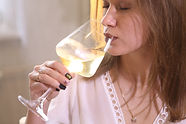 Drinking wine