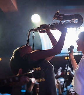 Live band performance