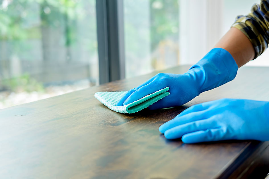 Office cleaners removing dirt using professional equipment