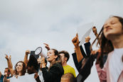 public protest scene
