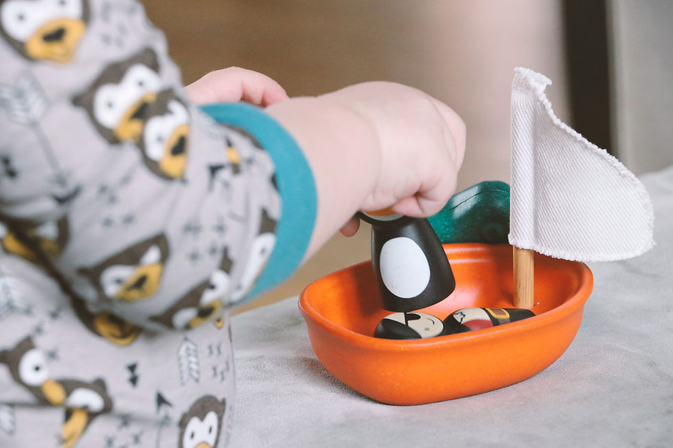 Toy Boat Playtime