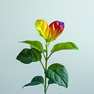 Rainbow-Colored Plant