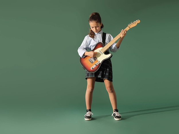 Girl Playing Guitar