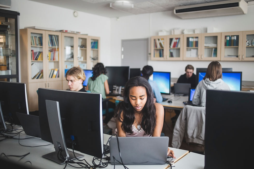 Students Using Computers