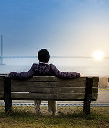 Sunset on the Bench