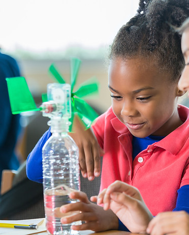 Students Building Windmill