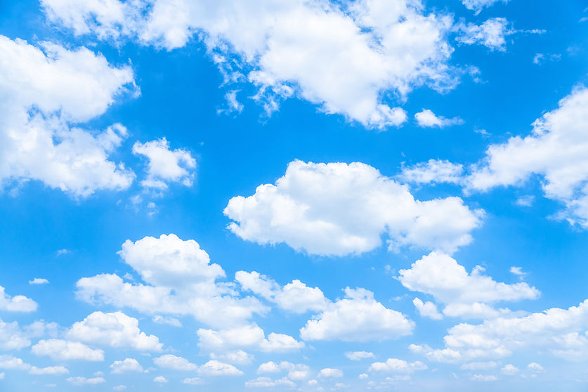 爽やかな大空