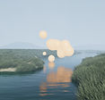 Bubbles over River