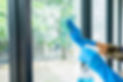 Cleaning Service concept. Cleaners employee removing dirt with equipment in office