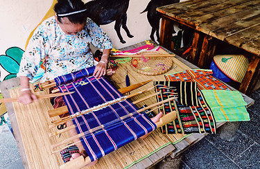 Traditional Weaving Process