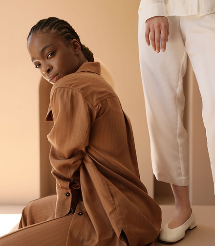 Portrait d'un duo de mode