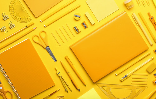 Yellow Stationery Set