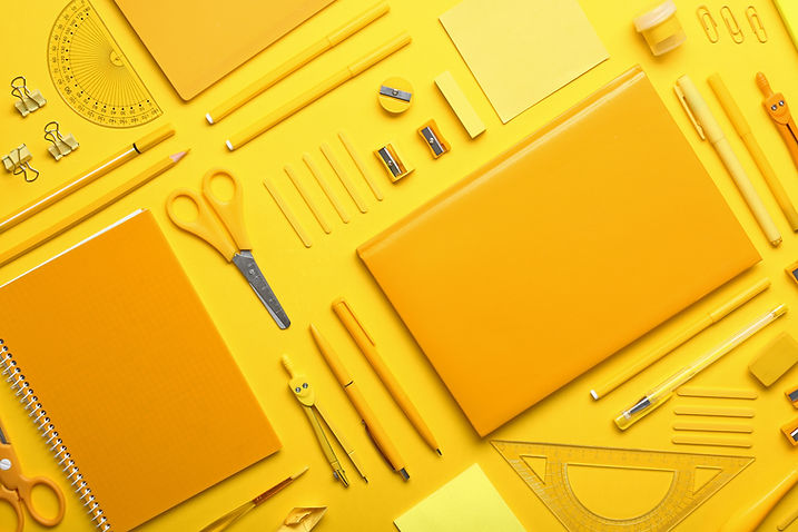 Yellow Stationery Set
