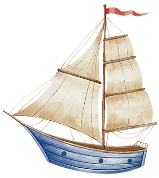 Watercolor Sailboat Illustration