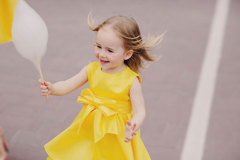 Girl with Cotton Candy
